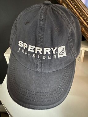 Sperry Navy Embroidered Logo/Get Wet Cap